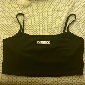 Black white fox tank